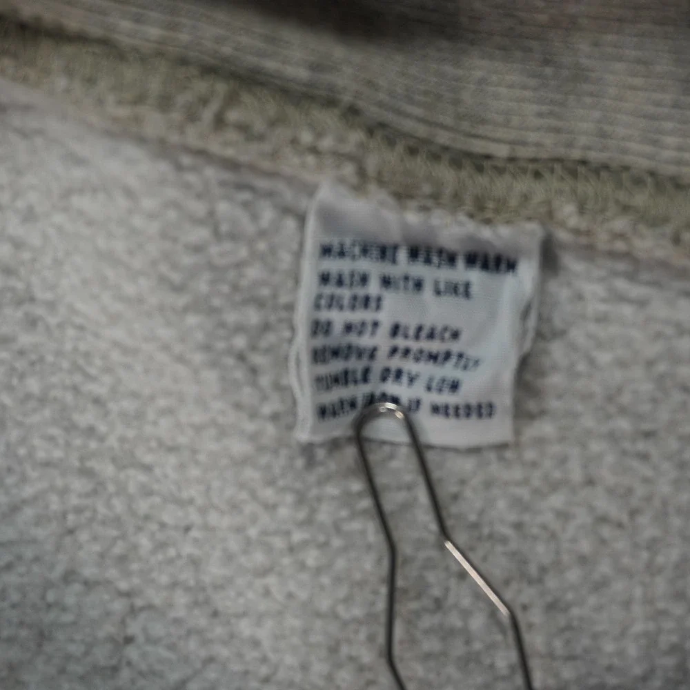 Polo Ralph Lauren Hoodie Mens Large Gray Big Pony Full Zip Sleeve Stripes Logo